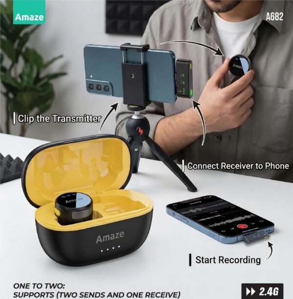 AMAZE AUDIX CORE NOISE CANCELLING WIRELESS MICROPHONE A682