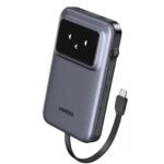 UGREEN 35603B POWERBANK WITH BUILT IN CABLE 10000MAH