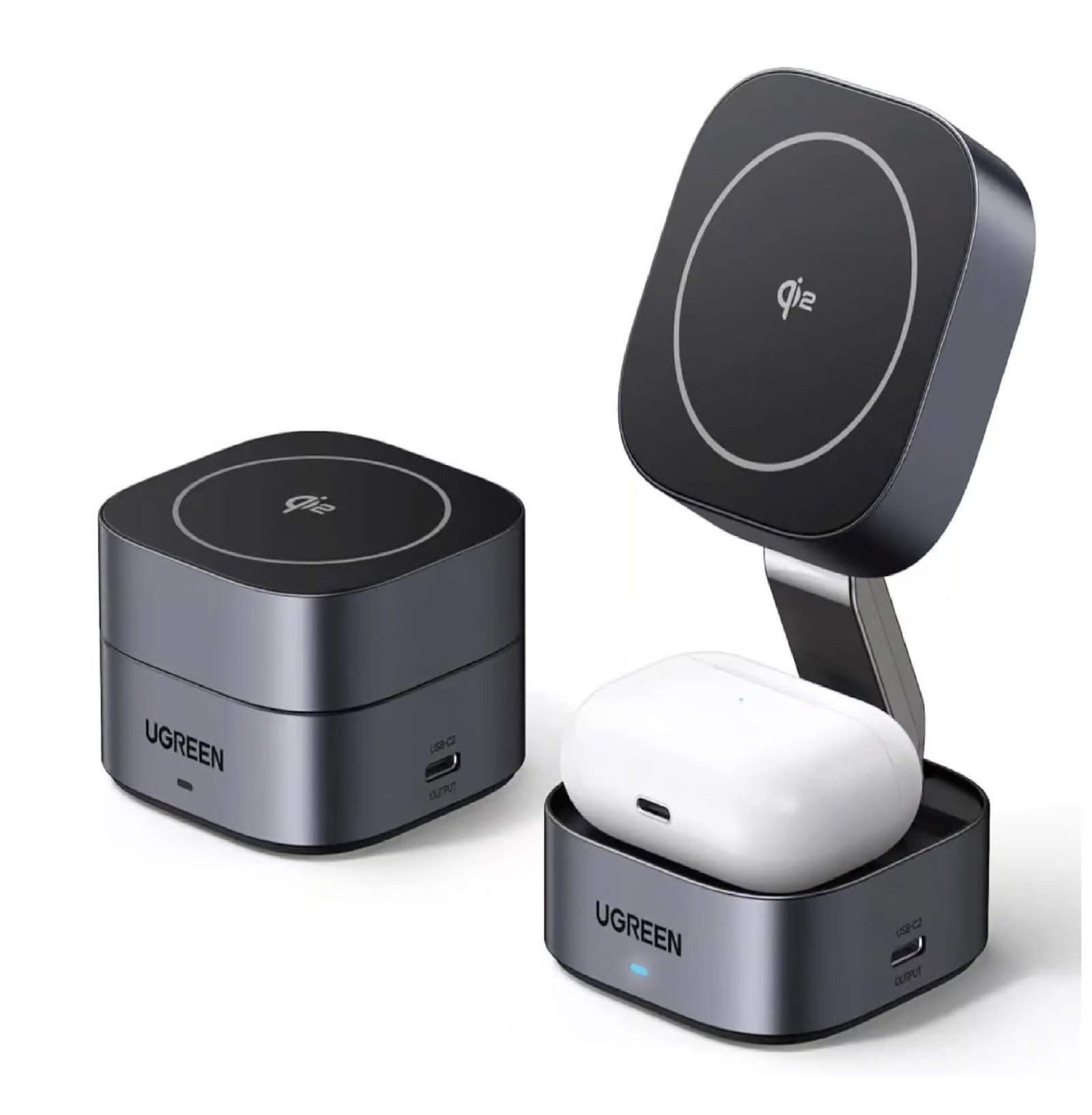 UGREEN 35316 MagFlow Magnetic Foldable Wireless Charging Station
