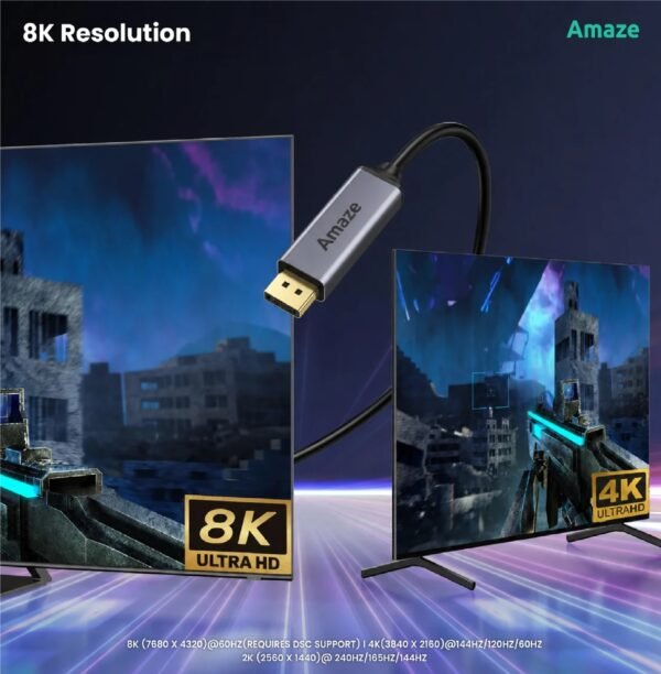 AMAZE Type C to DisplayPort Cable 2M A146
