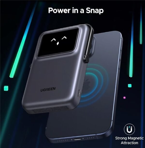 UGREEN 45327 Uno Magnetic Wireless Power Bank 10000mAh PD 20W