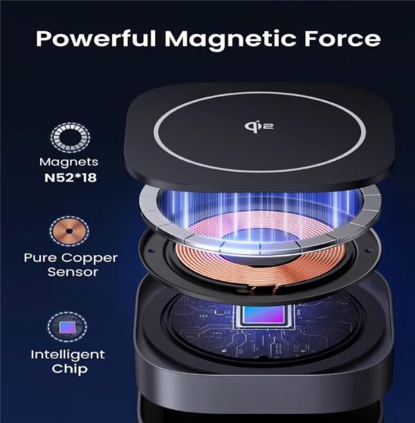 UGREEN 35316 MagFlow Magnetic Foldable Wireless Charging Station