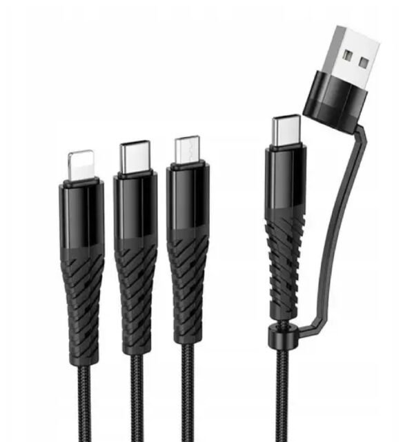 Hoco 3 in 1 charging cable X123