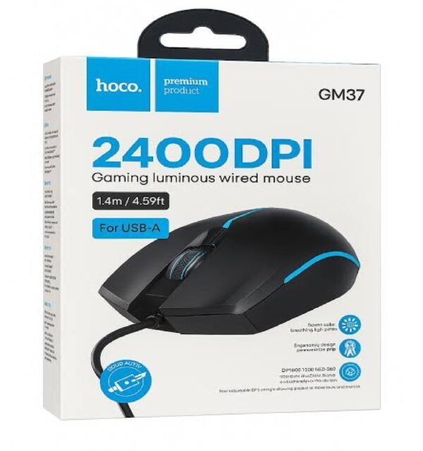 Hoco Wonderful Gaming Luminous Mouse GM37
