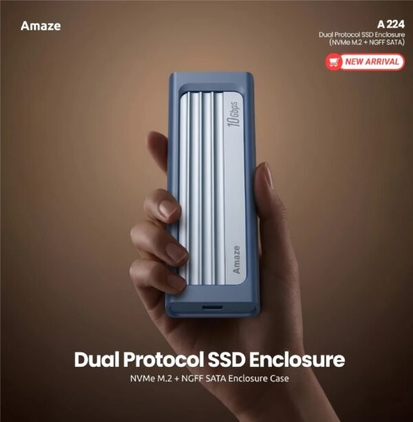 AMAZE SSD Enclosure Dual Protocol A224