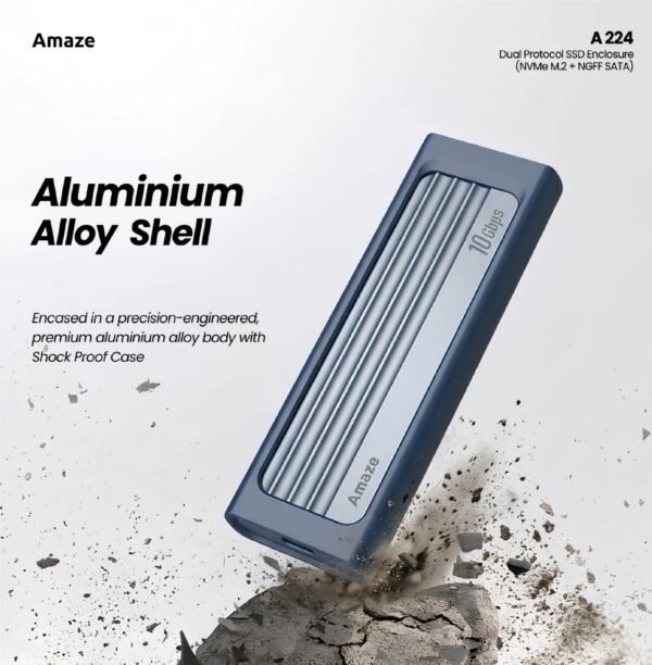 AMAZE SSD Enclosure Dual Protocol A224