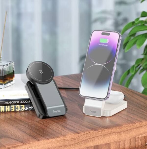 Hoco 3in1 Wireless Magnetic 15W Fast Charger CQ3