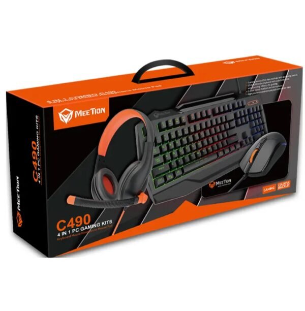 Meetion 4 In 1 PC Gaming Kit C490