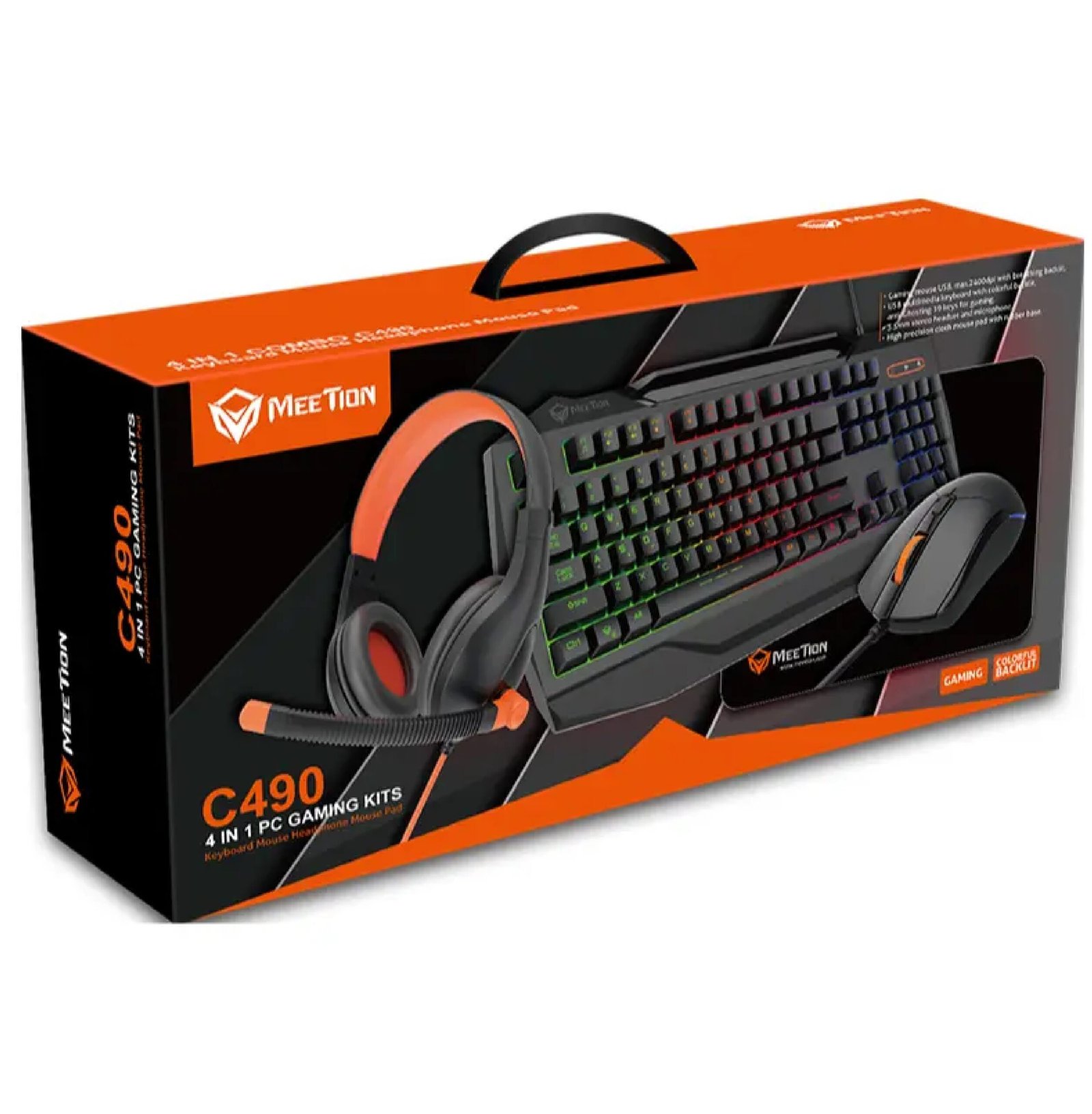 Meetion 4 In 1 PC Gaming Kit C490