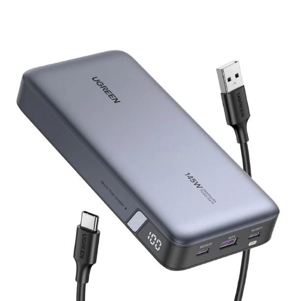 UGREEN 90597A Laptop Power Bank 3 Ports 145W 25000mAh