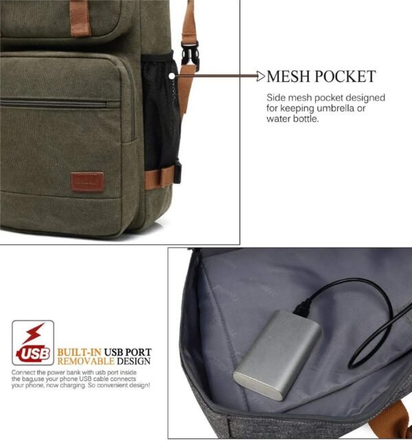 COOLBELL 2 IN 1 Laptop Backpack 15.6 CB-5503
