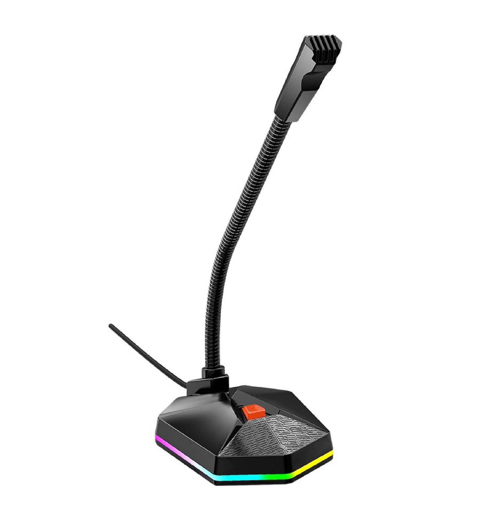 Meetion Adjustable RGB Gooseneck Gaming Microphone MC13