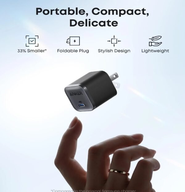 Anker Nano Charger With USB C Cable 45W A2692