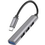 Hoco 4 in 1 Type C Hub USB3.0+USB2.0 HB26