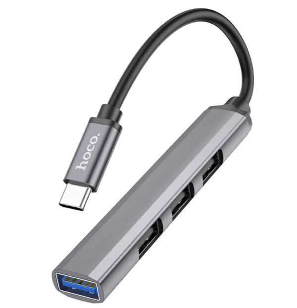 Hoco 4 in 1 Type C Hub USB3.0+USB2.0 HB26