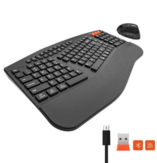Meetion Ergonomic Wireless Keyboard Combo DirectorB2