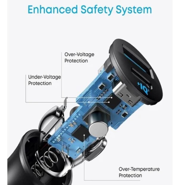 Anker 2 Port  USB C Car Charger 30W A2741
